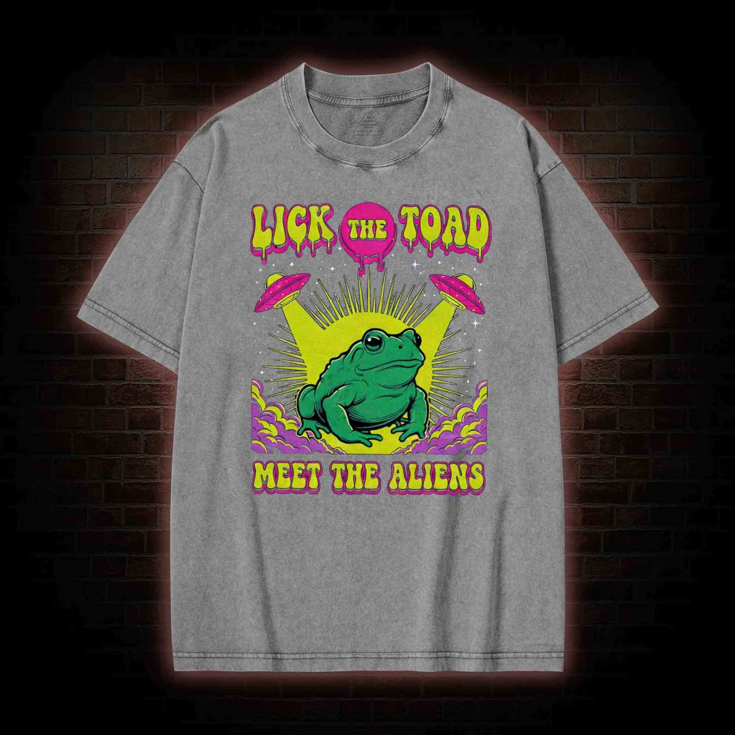 Lick the Toad Washed T-shirt