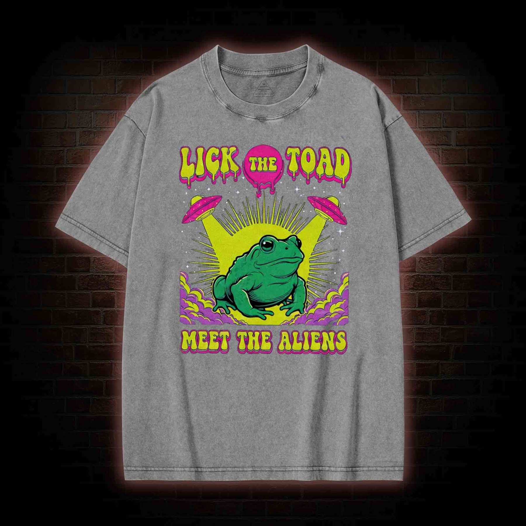 Lick the Toad Washed T-shirt