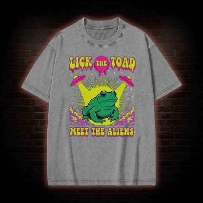 Lick the Toad Washed T-shirt