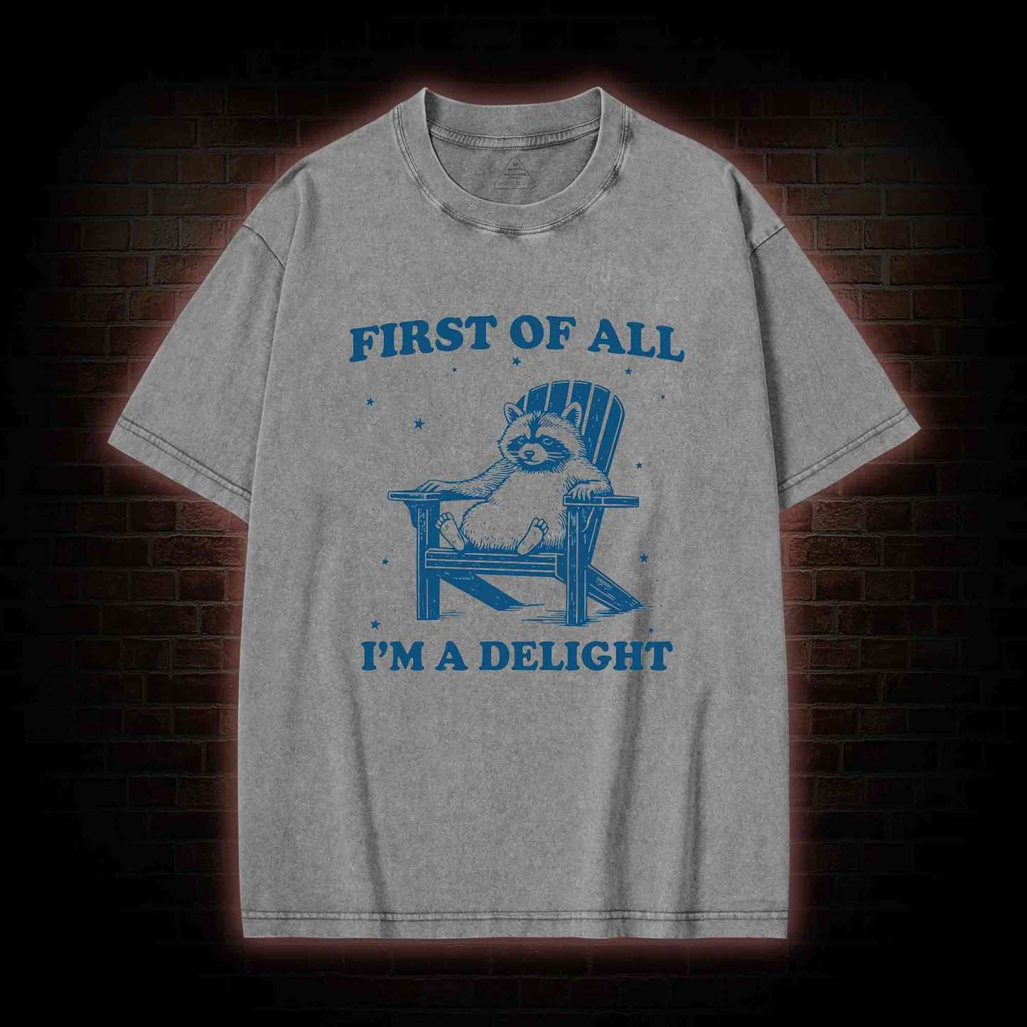 First of All I'm a Delight Washed T-shirt