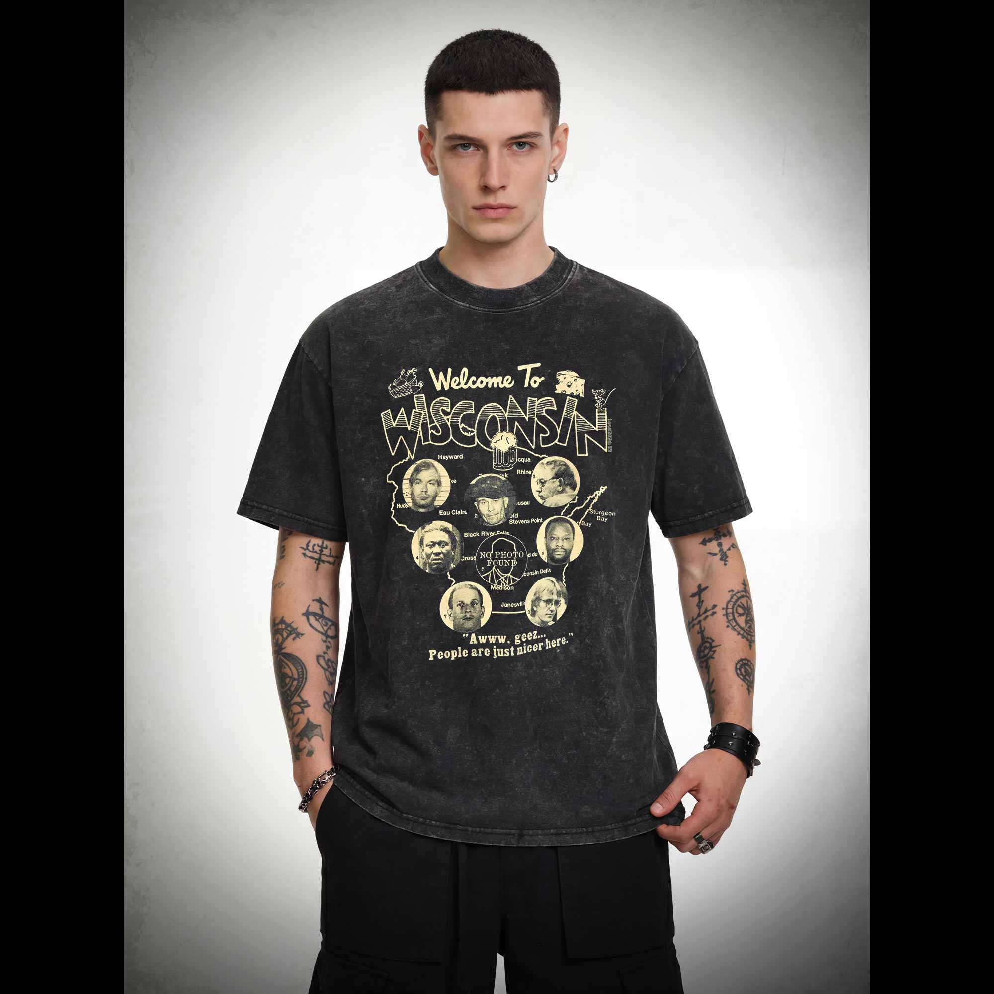 Welcome to Wisconsin Washed T-shirt