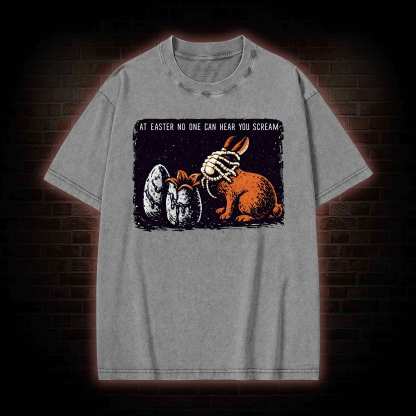 No One can Hear You Scream Washed T-shirt