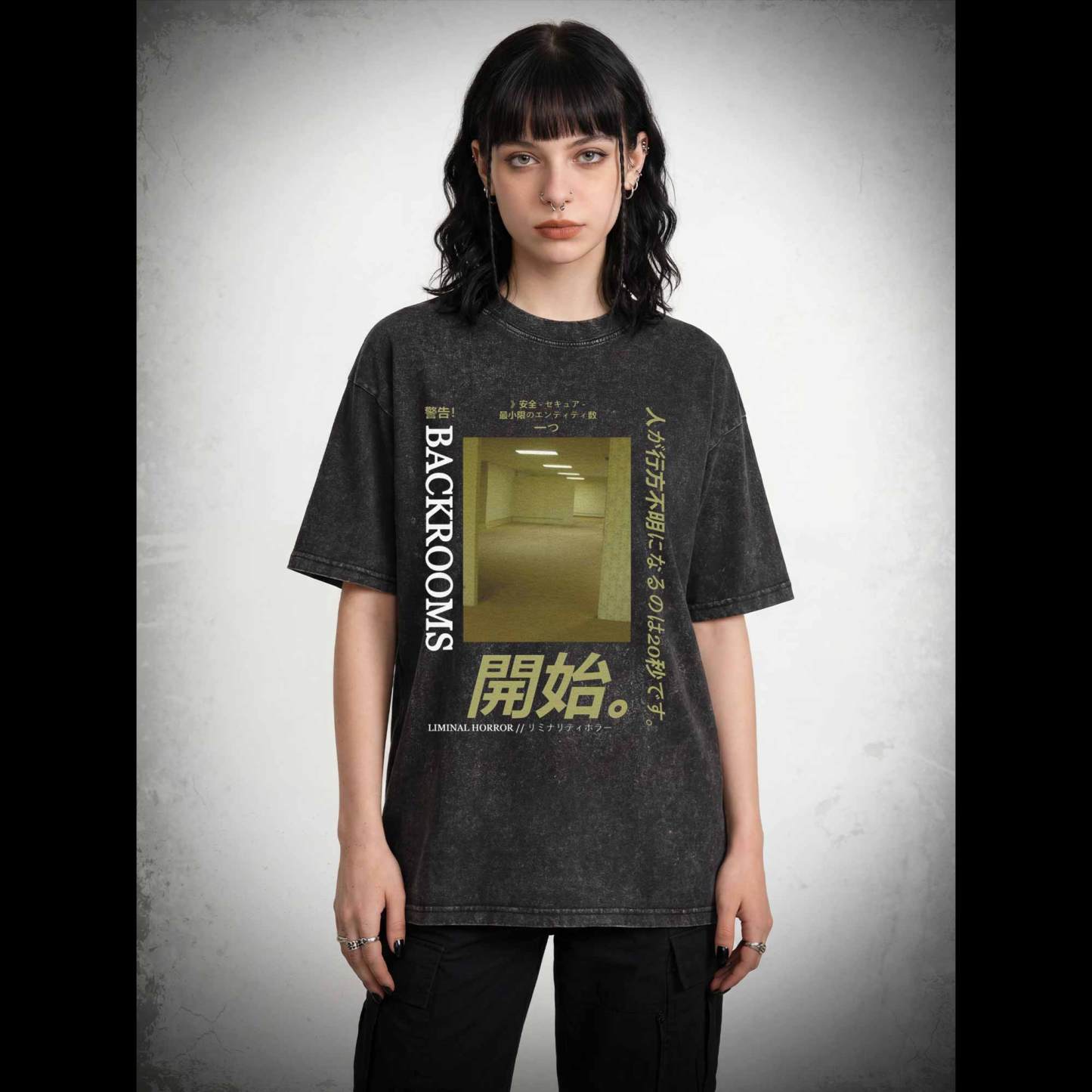 Liminal Horror Washed T-shirt