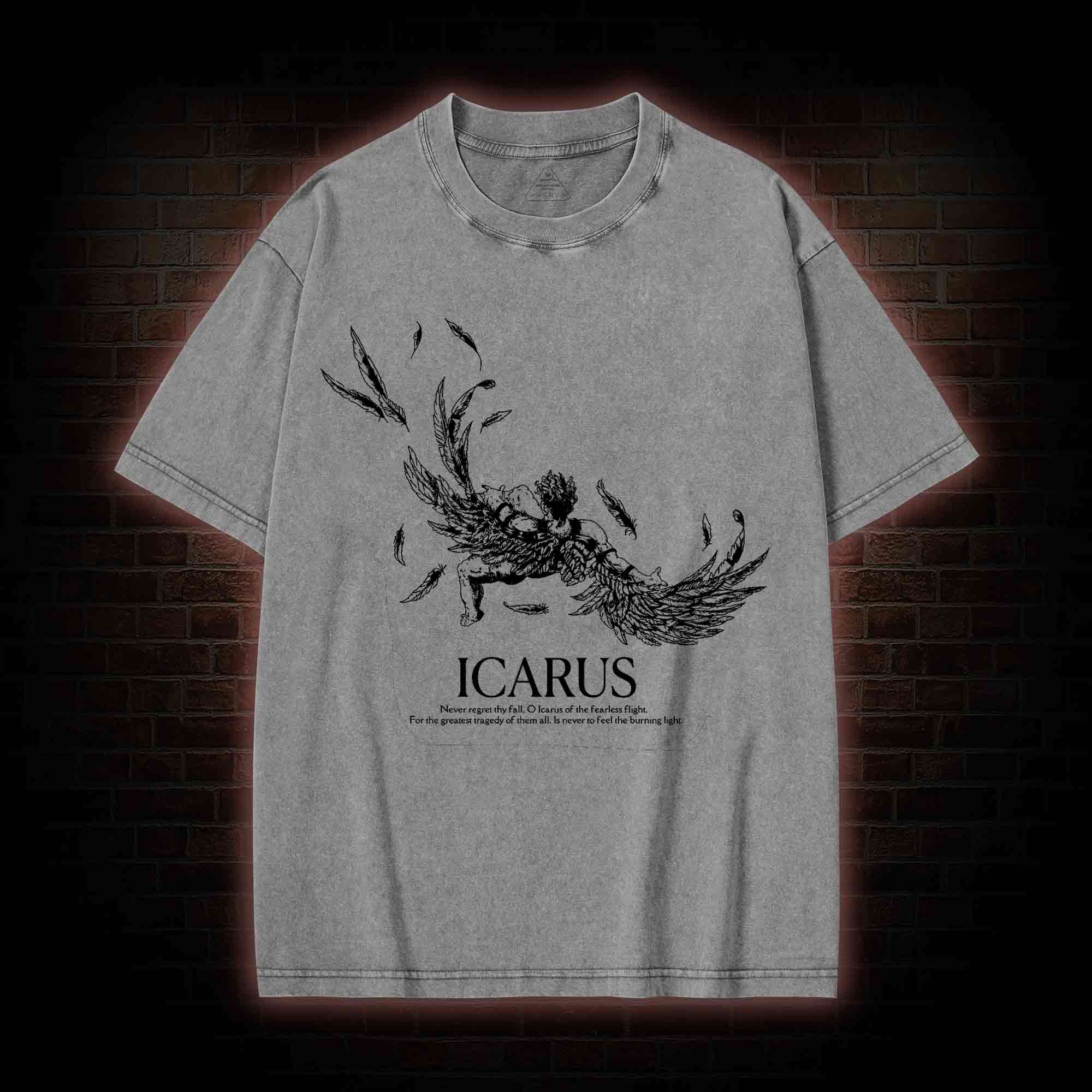 The Fall of Icarus Washed T-shirt