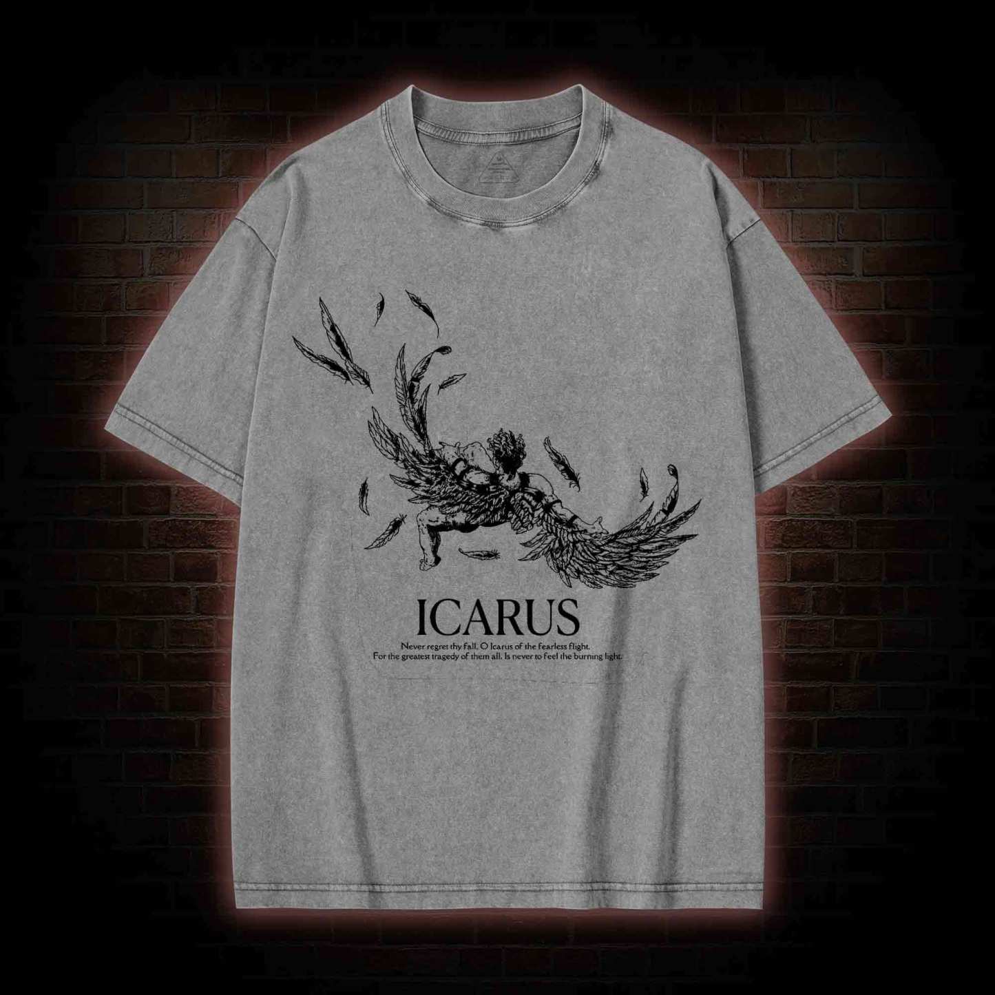 The Fall of Icarus Washed T-shirt
