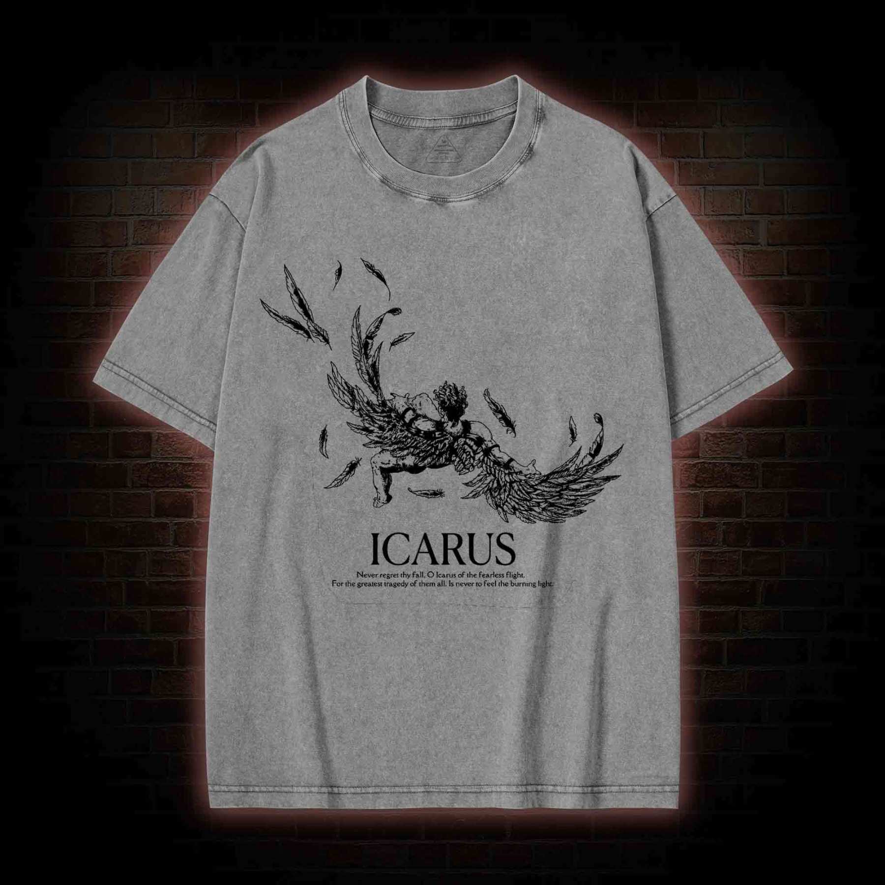 The Fall of Icarus Washed T-shirt