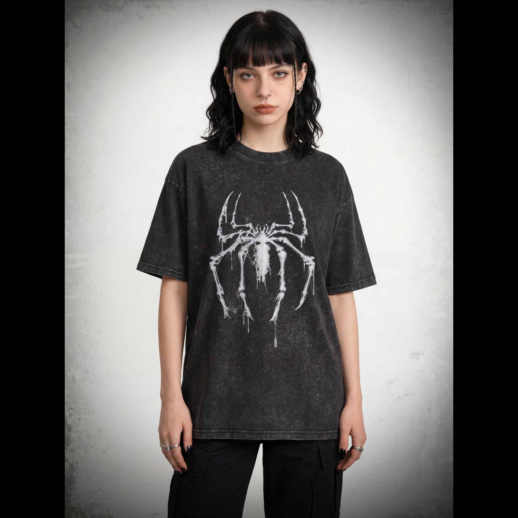 Vintage Spider Washed T-shirt