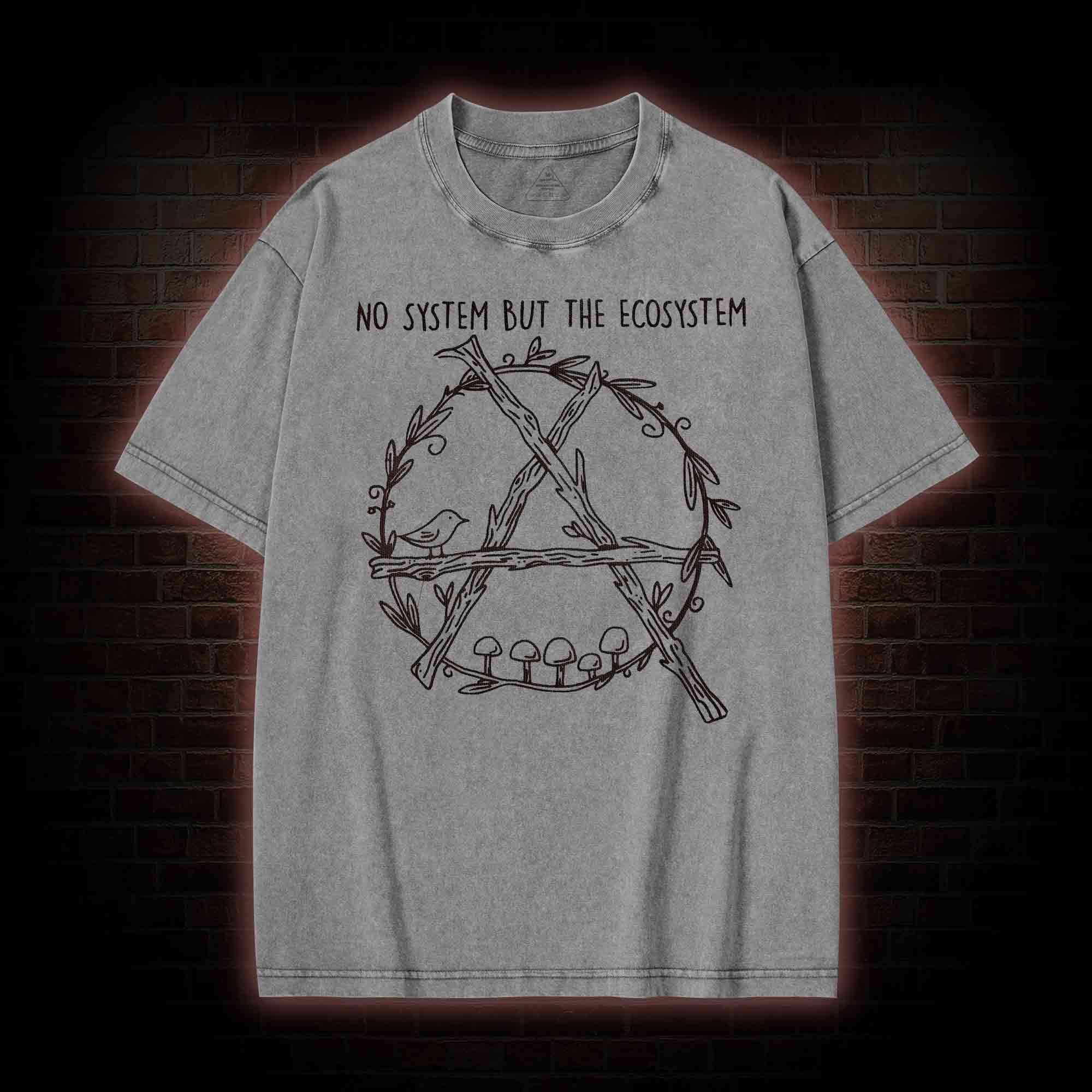 No System but the Ecosystem Washed T-shirt