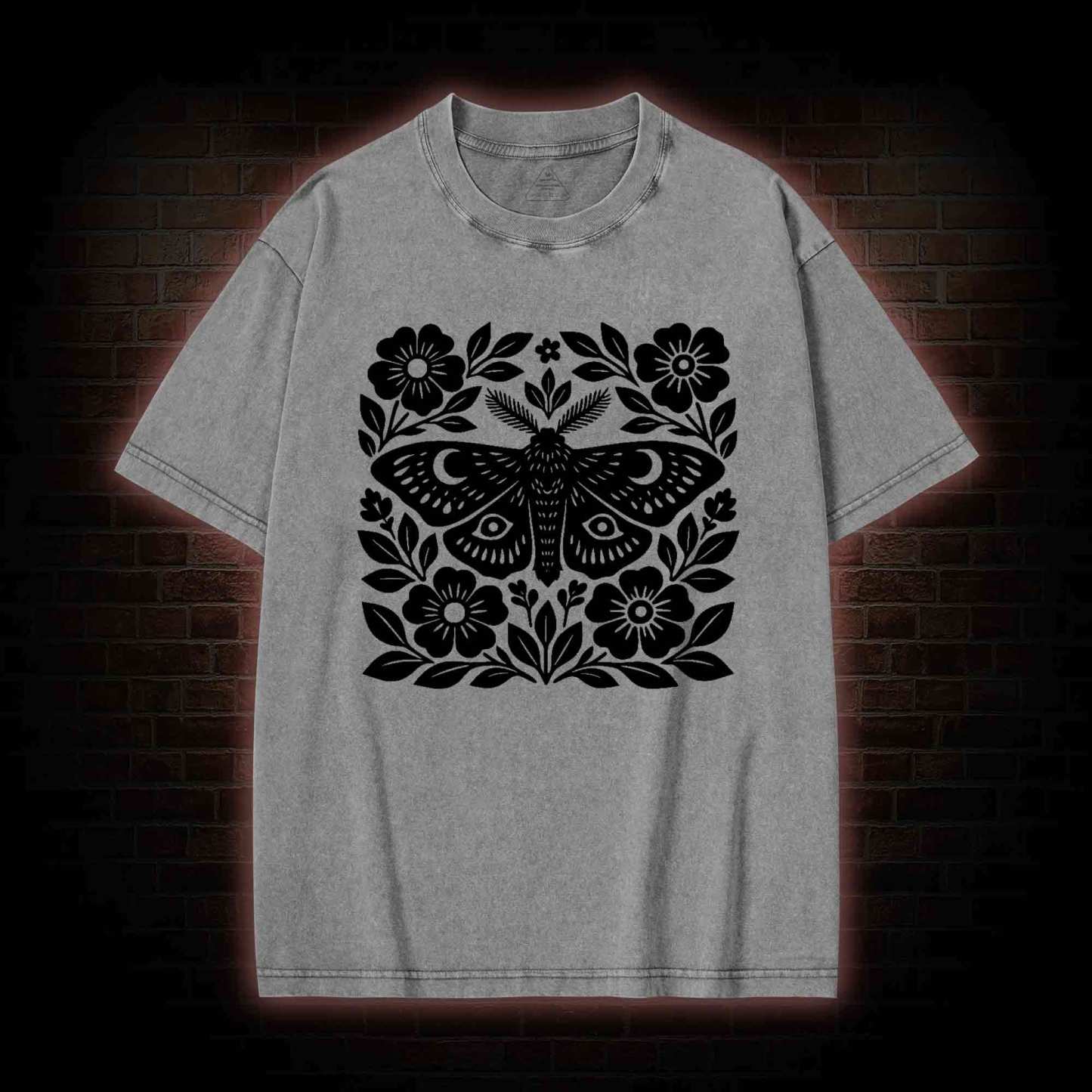 Moth Block Washed T-shirt