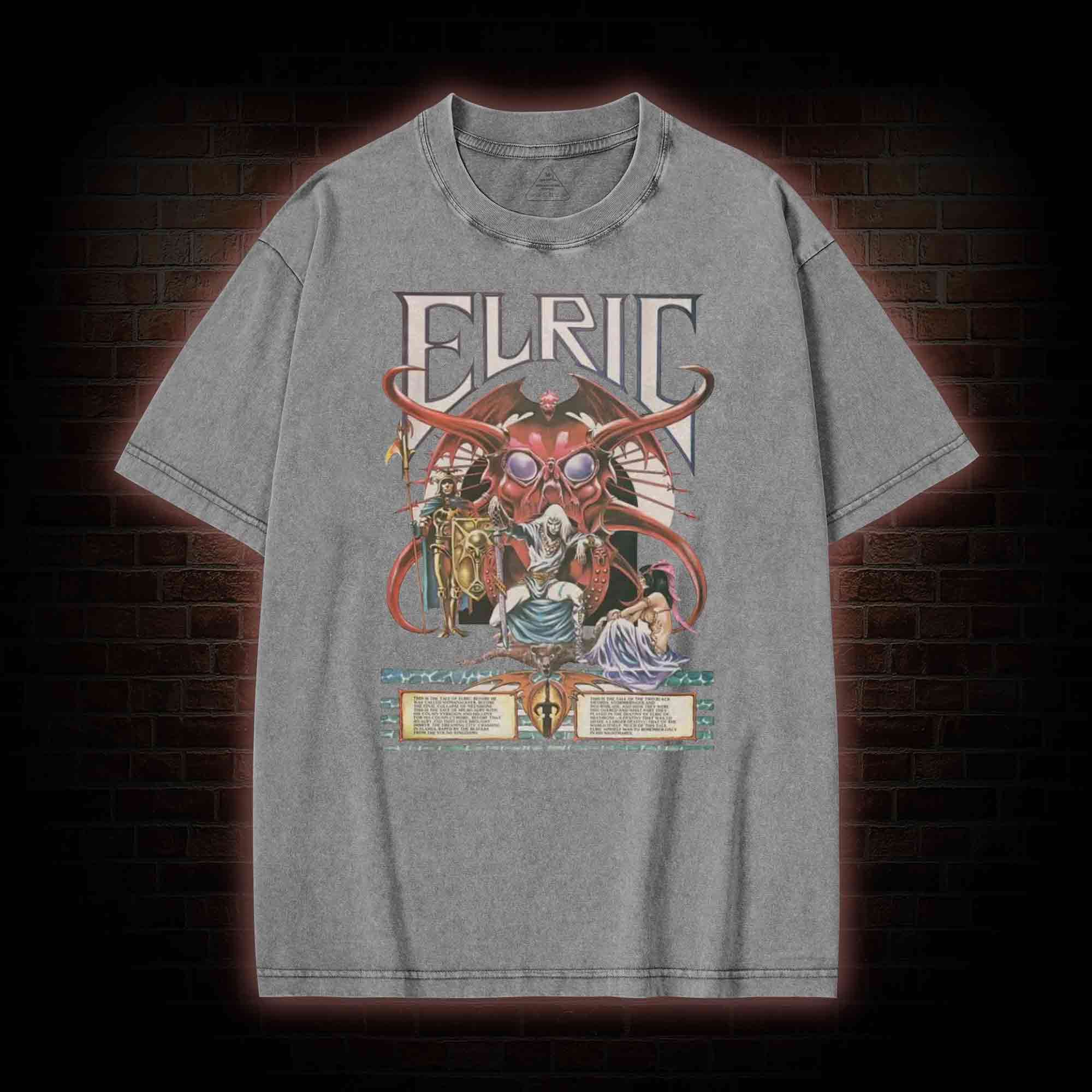 Blood and Souls for My Lord Arioch Washed T-shirt