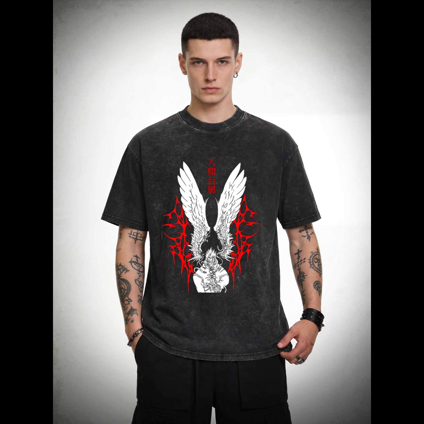 This World is Made of Love and Peace Washed T-shirt