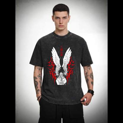 This World is Made of Love and Peace Washed T-shirt