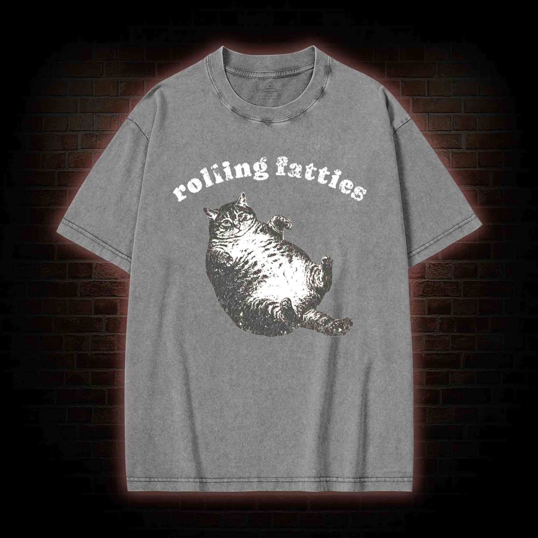 Rolling Fatties Washed T-shirt
