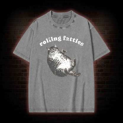 Rolling Fatties Washed T-shirt