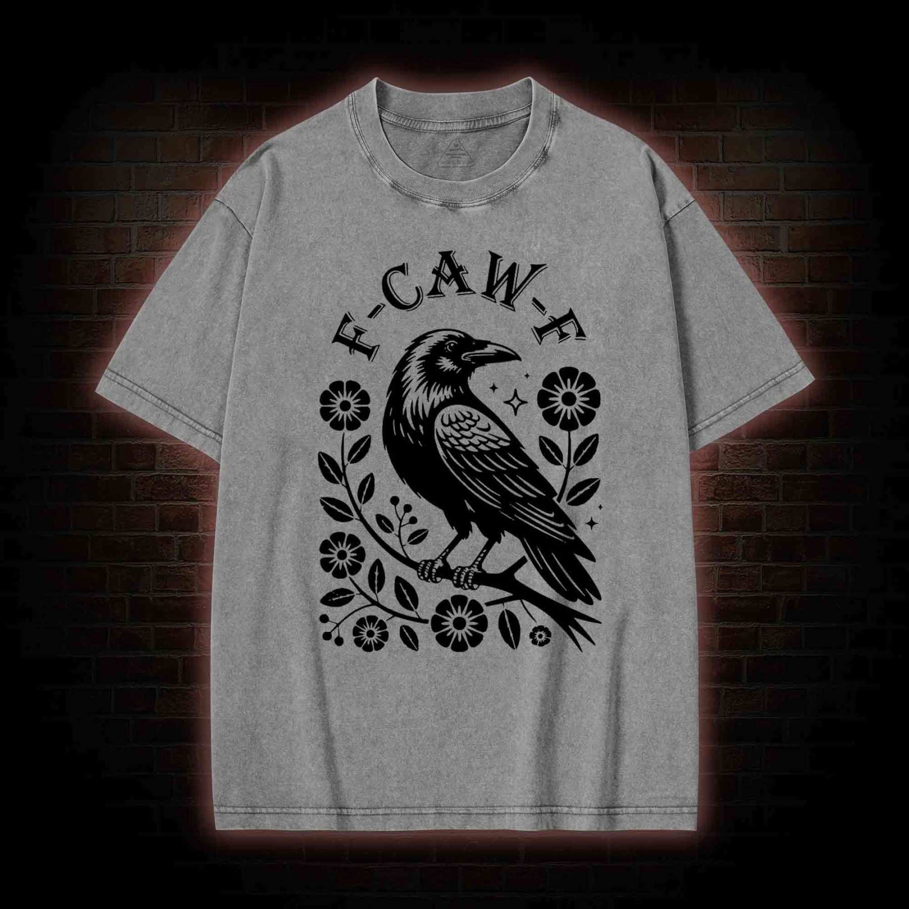 F-caw-f Washed T-shirt