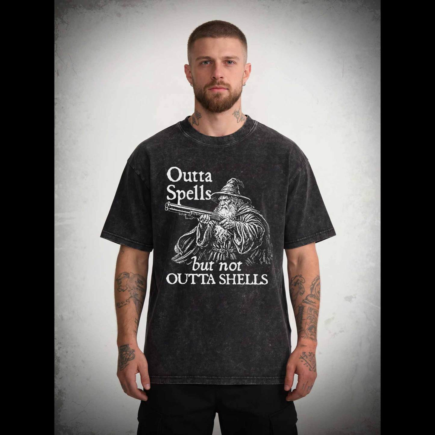Wizard Gun Washed T-shirt