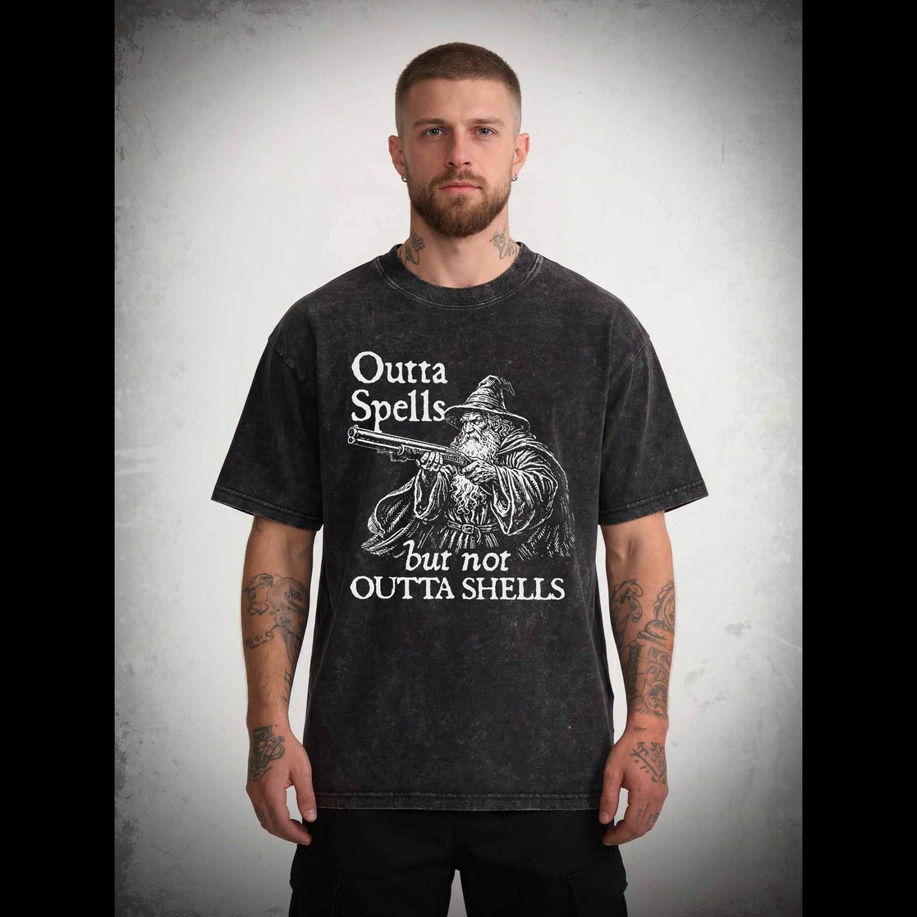 Wizard Gun Washed T-shirt