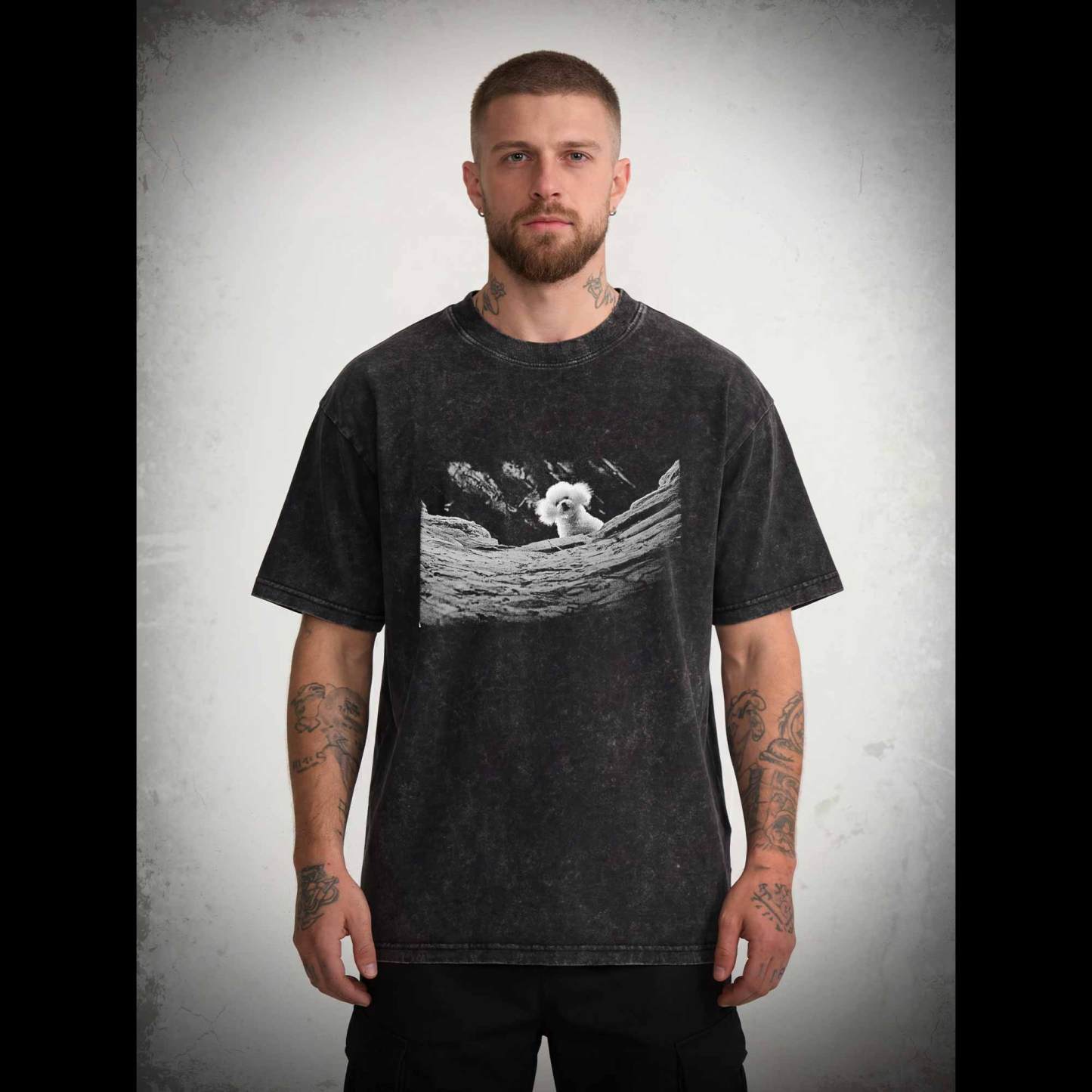 It Rubs the Lotion on Its Skin Washed T-shirt