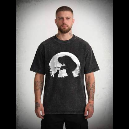 Hand Boop Nose Washed T-shirt