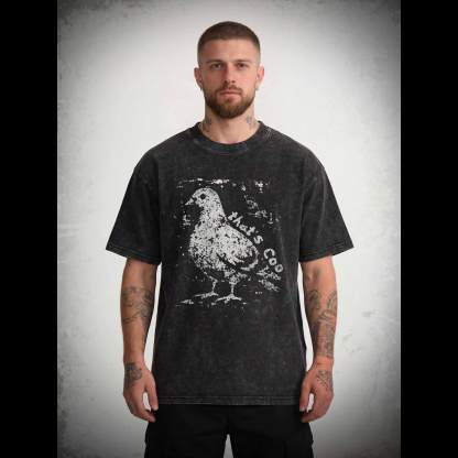 Pigeon Meme Washed T-shirt