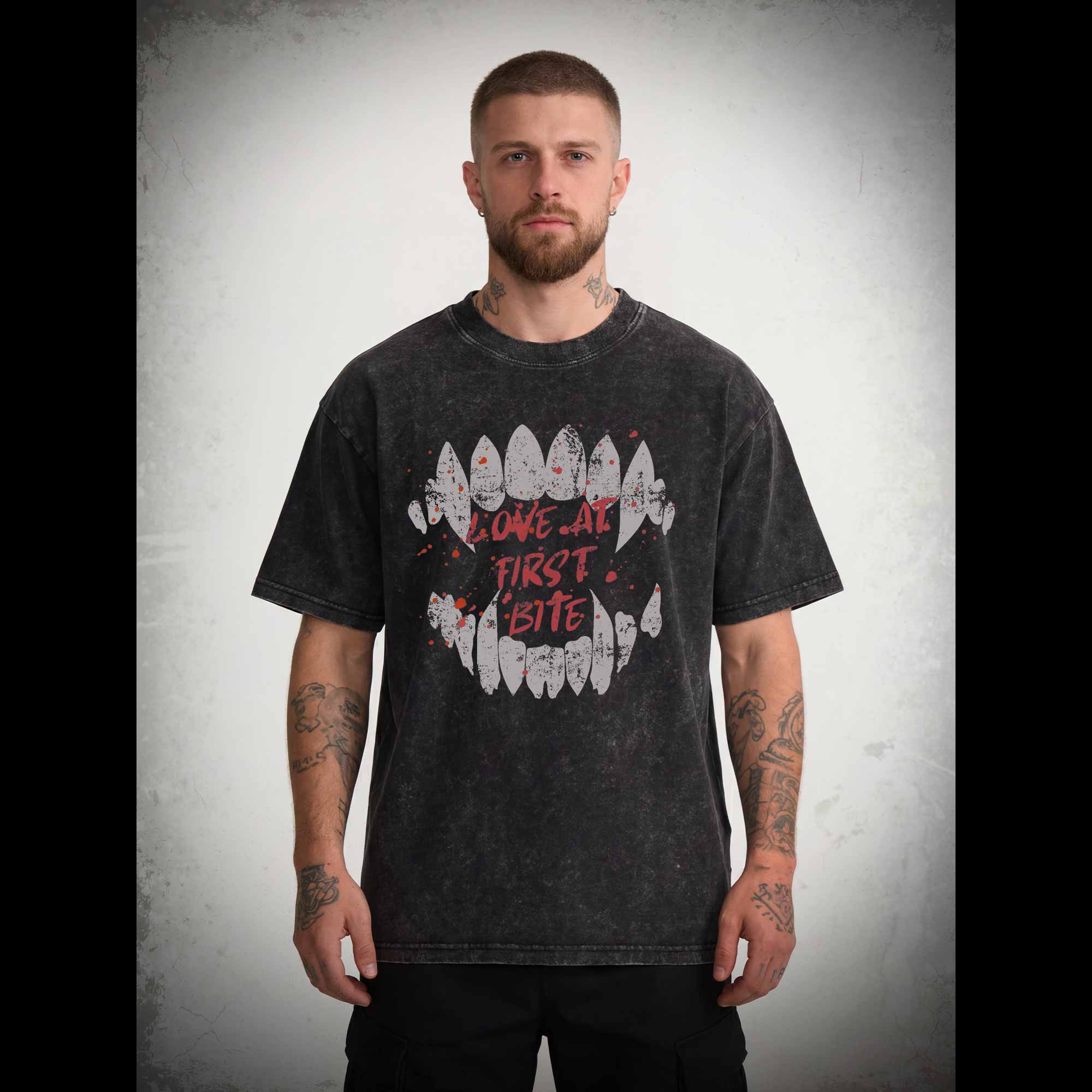 Love at First Bite Washed T-shirt