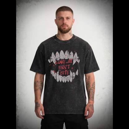 Love at First Bite Washed T-shirt