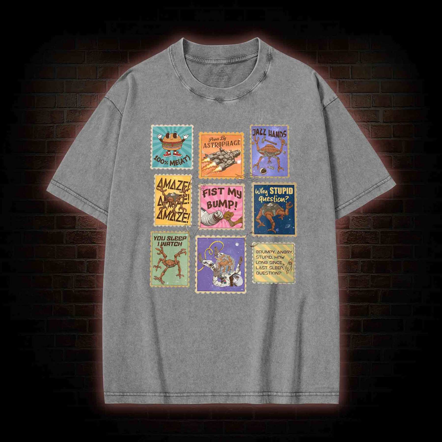 Why Stupid Question Washed T-shirt