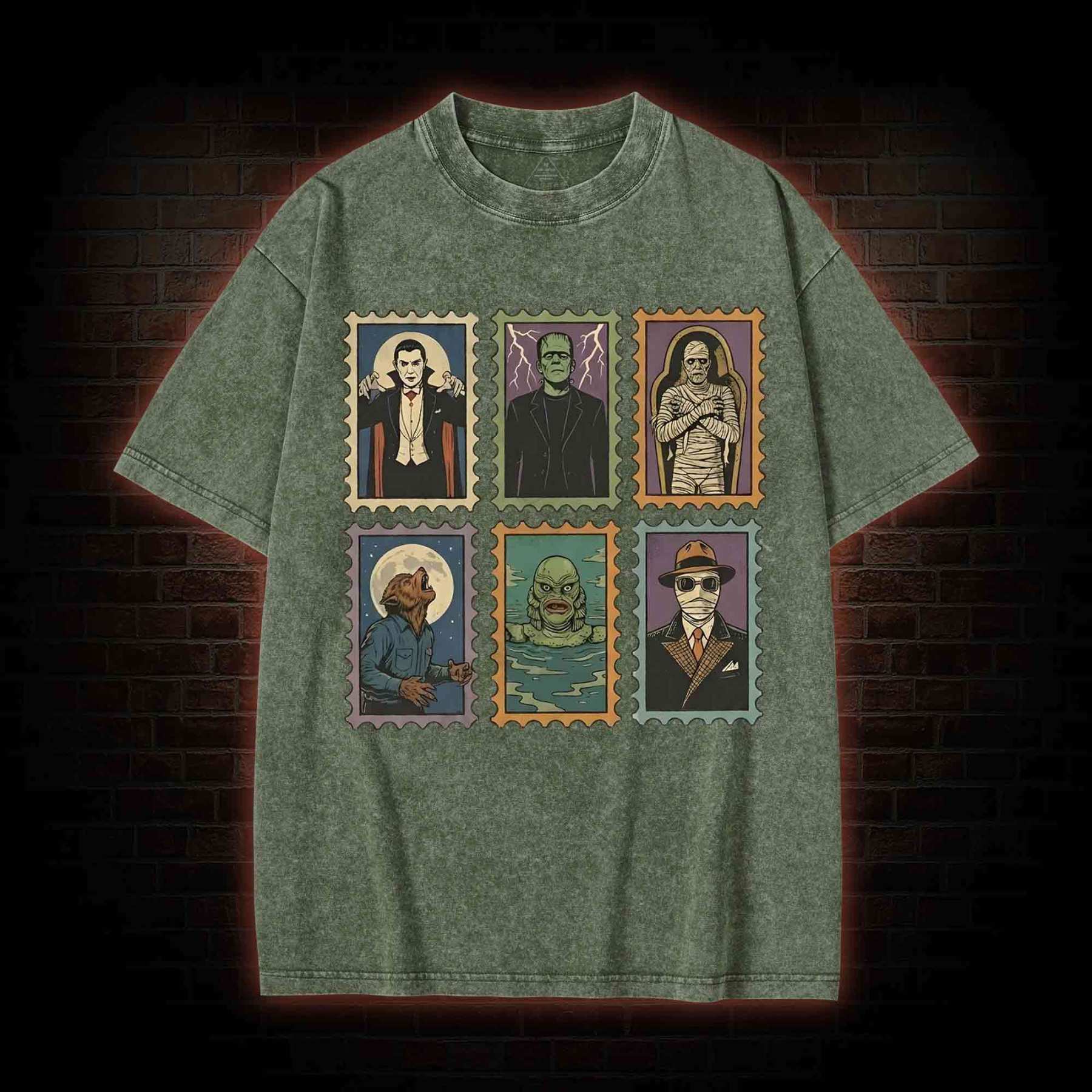 Monsters Washed T-shirt