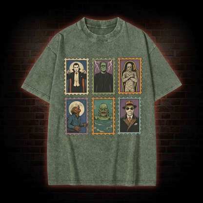 Monsters Washed T-shirt