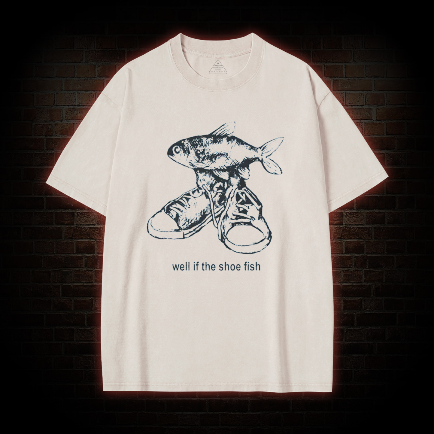 Well if the Shoe Fish Washed T-shirt