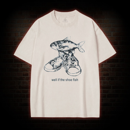 Well if the Shoe Fish Washed T-shirt