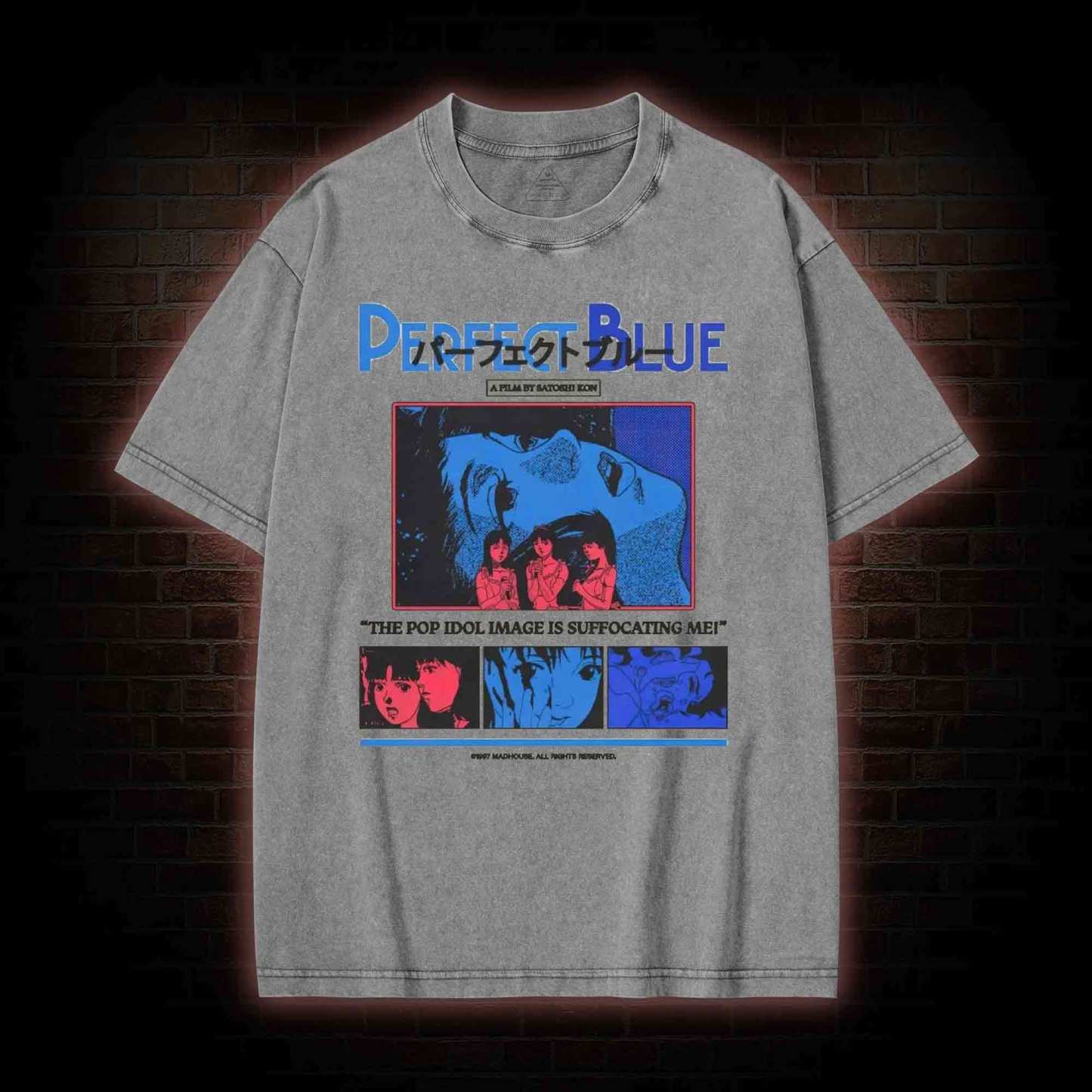 The Pop Idol Image is Suffocating Me Washed T-shirt