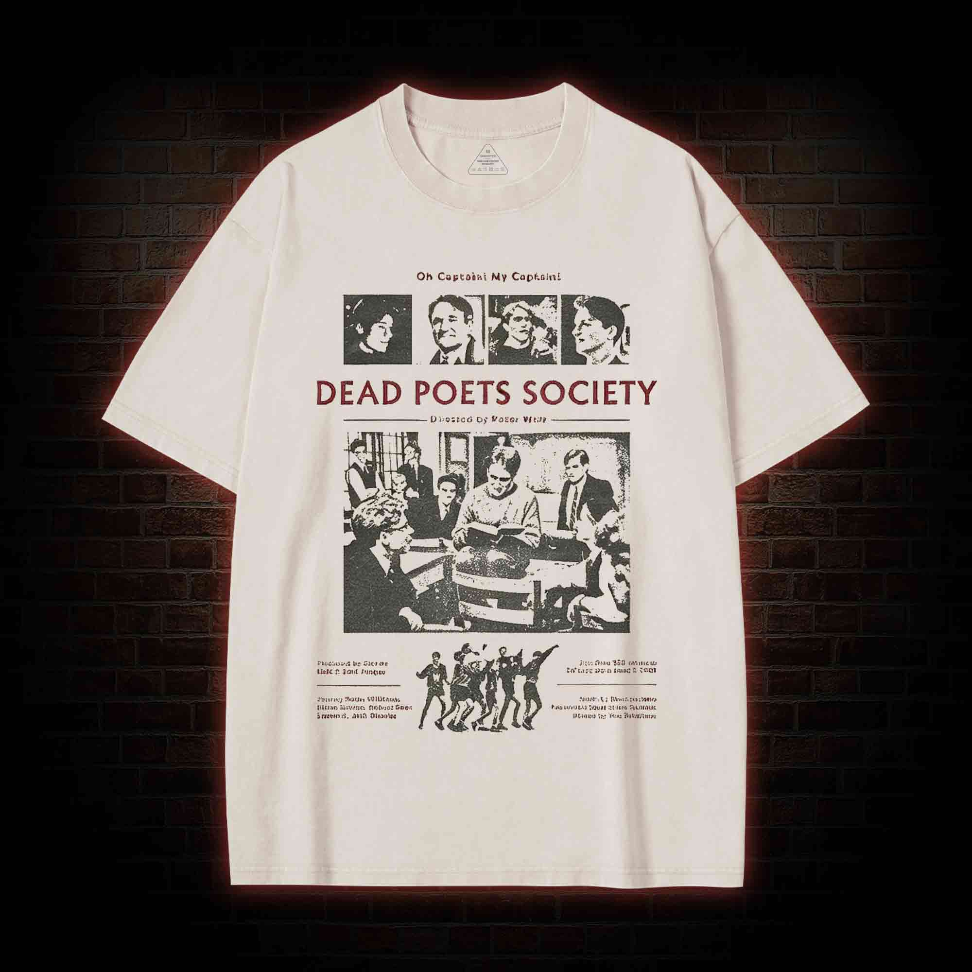 Oh Captain My Captain Washed T-shirt