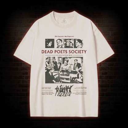 Oh Captain My Captain Washed T-shirt