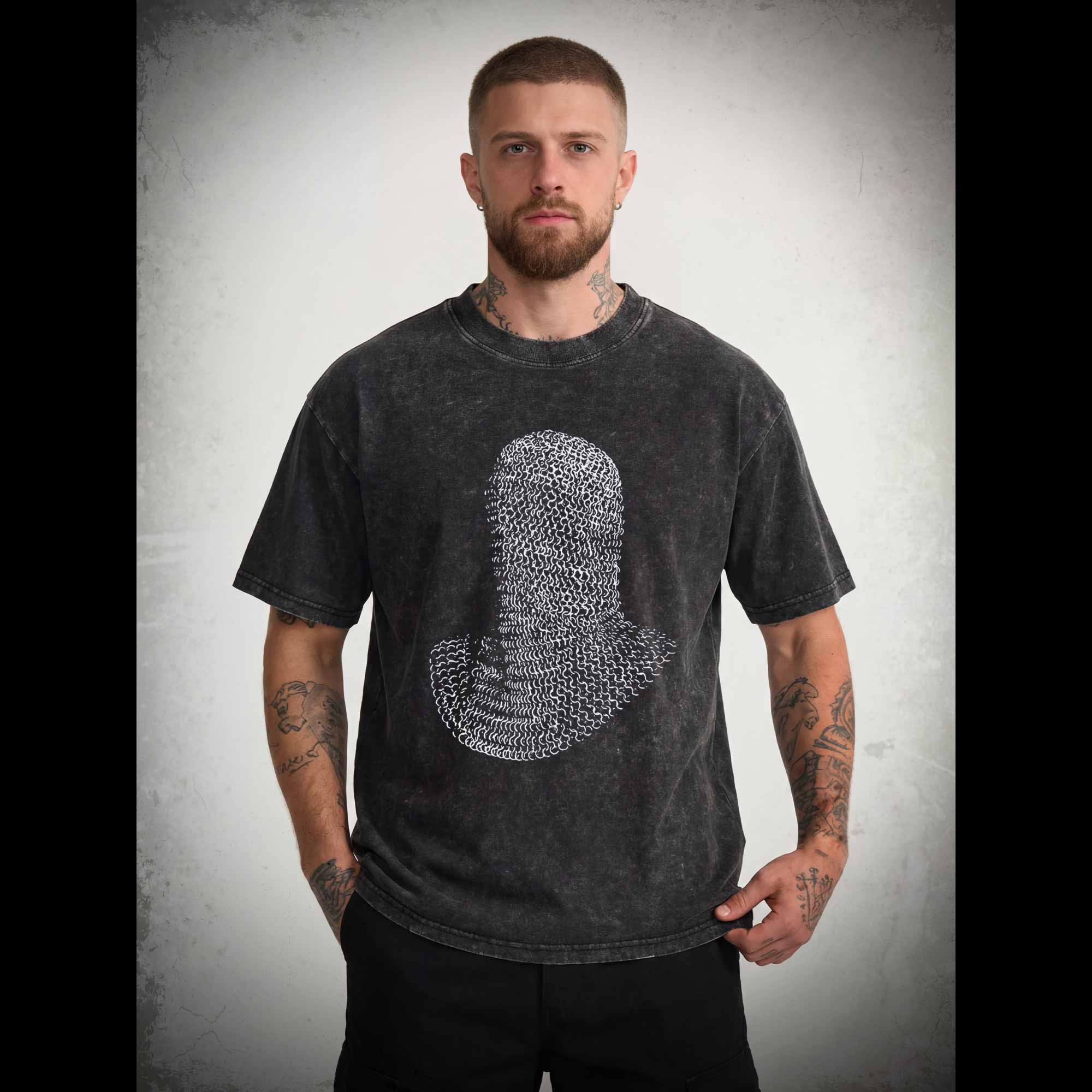 Vintage Knight Armor Washed T-shirt