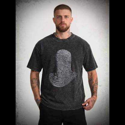 Vintage Knight Armor Washed T-shirt