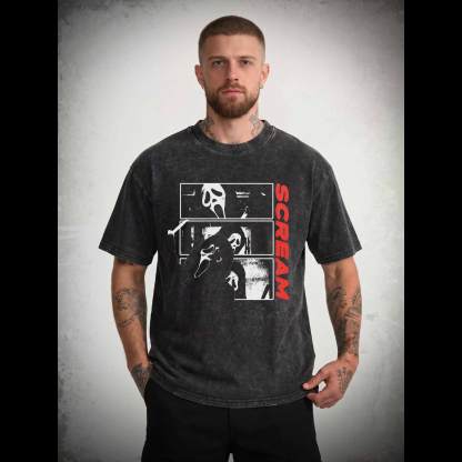 Don't Hang up the Phone Washed T-shirt