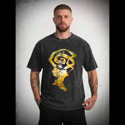 Time is a Flat Circle Washed T-shirt