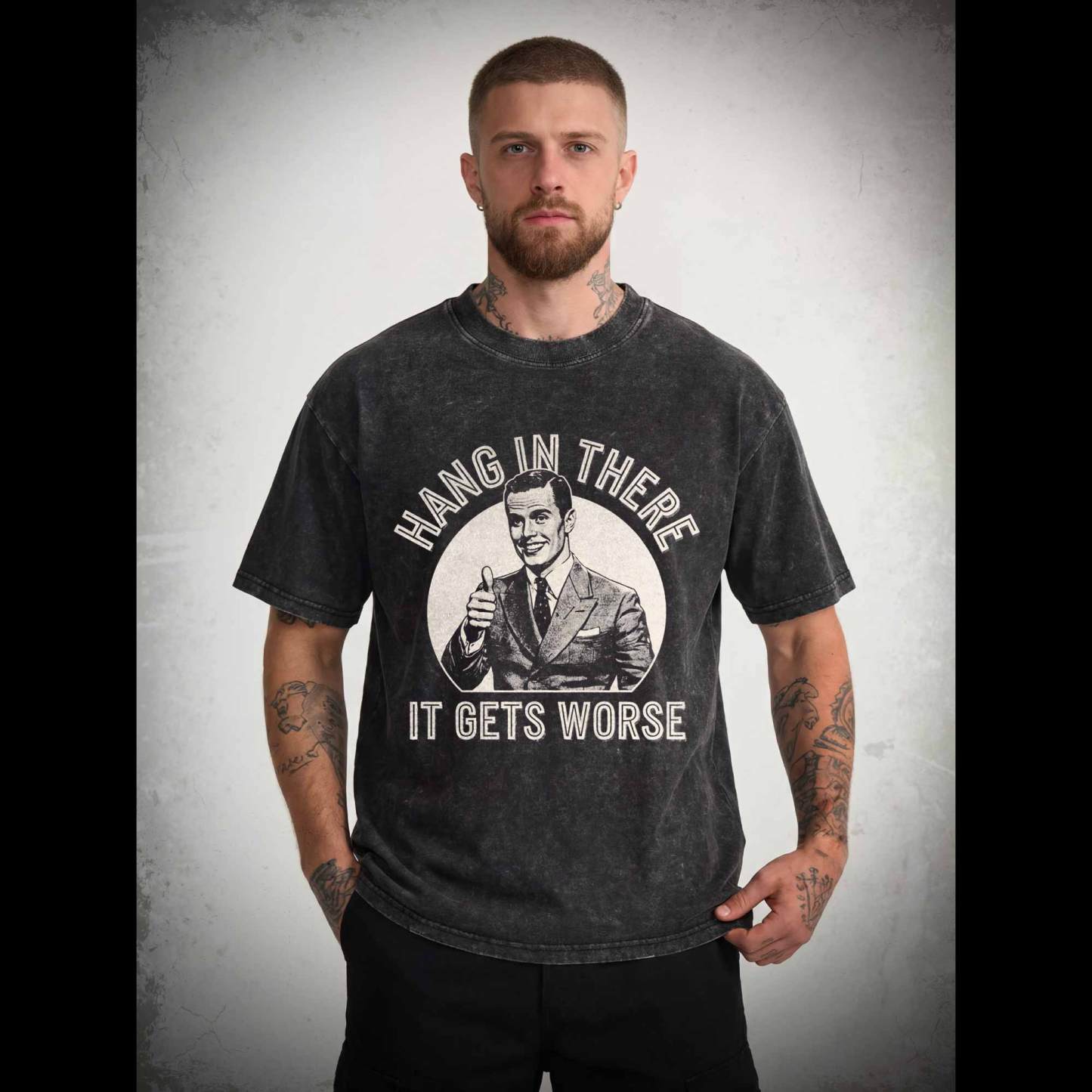 Hang in There Washed T-shirt