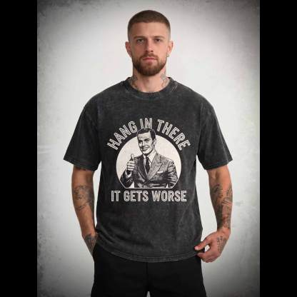 Hang in There Washed T-shirt