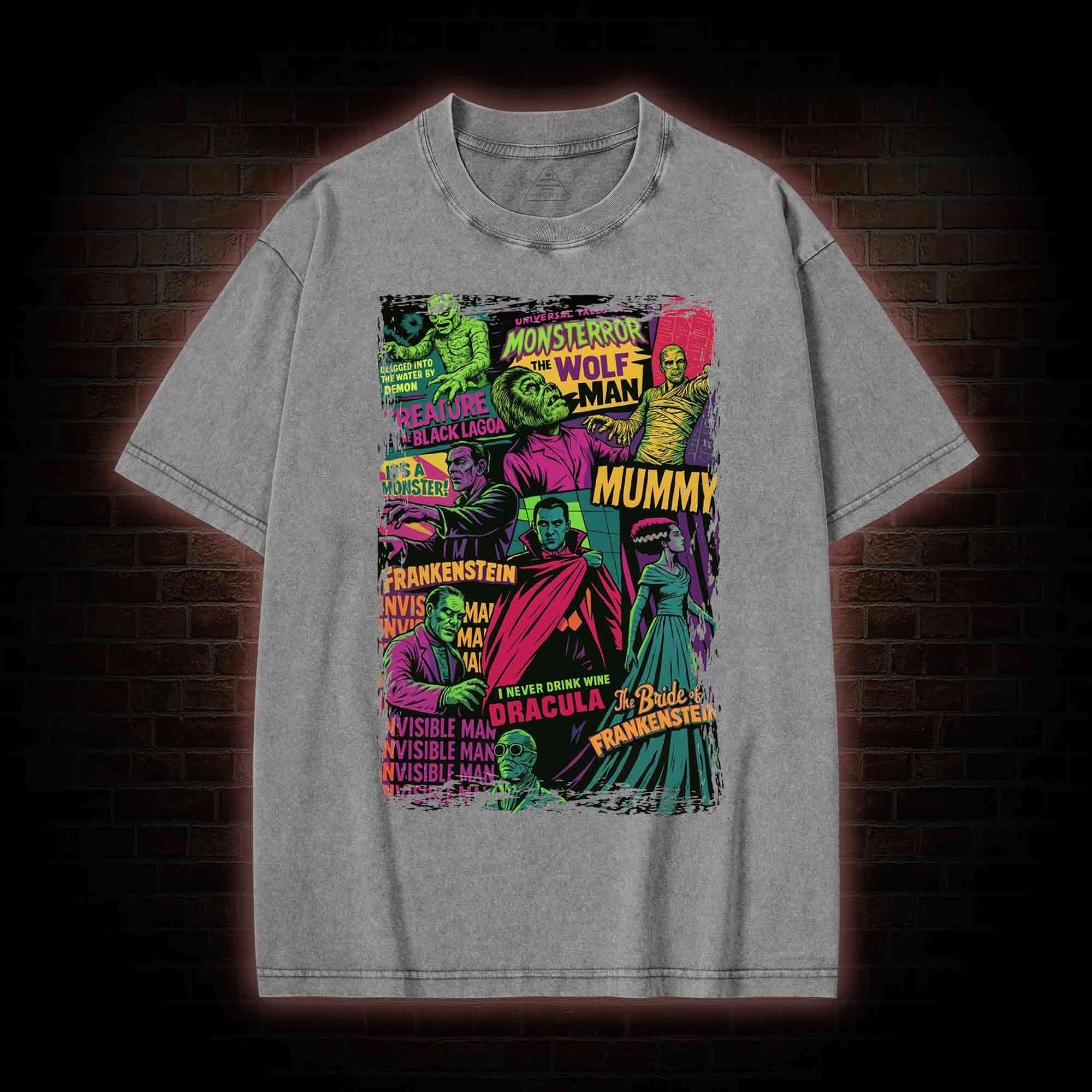 Alfred Hitchcock's Psycho Washed T-shirt