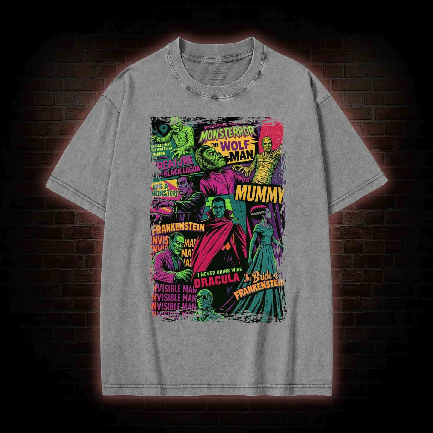 Alfred Hitchcock's Psycho Washed T-shirt