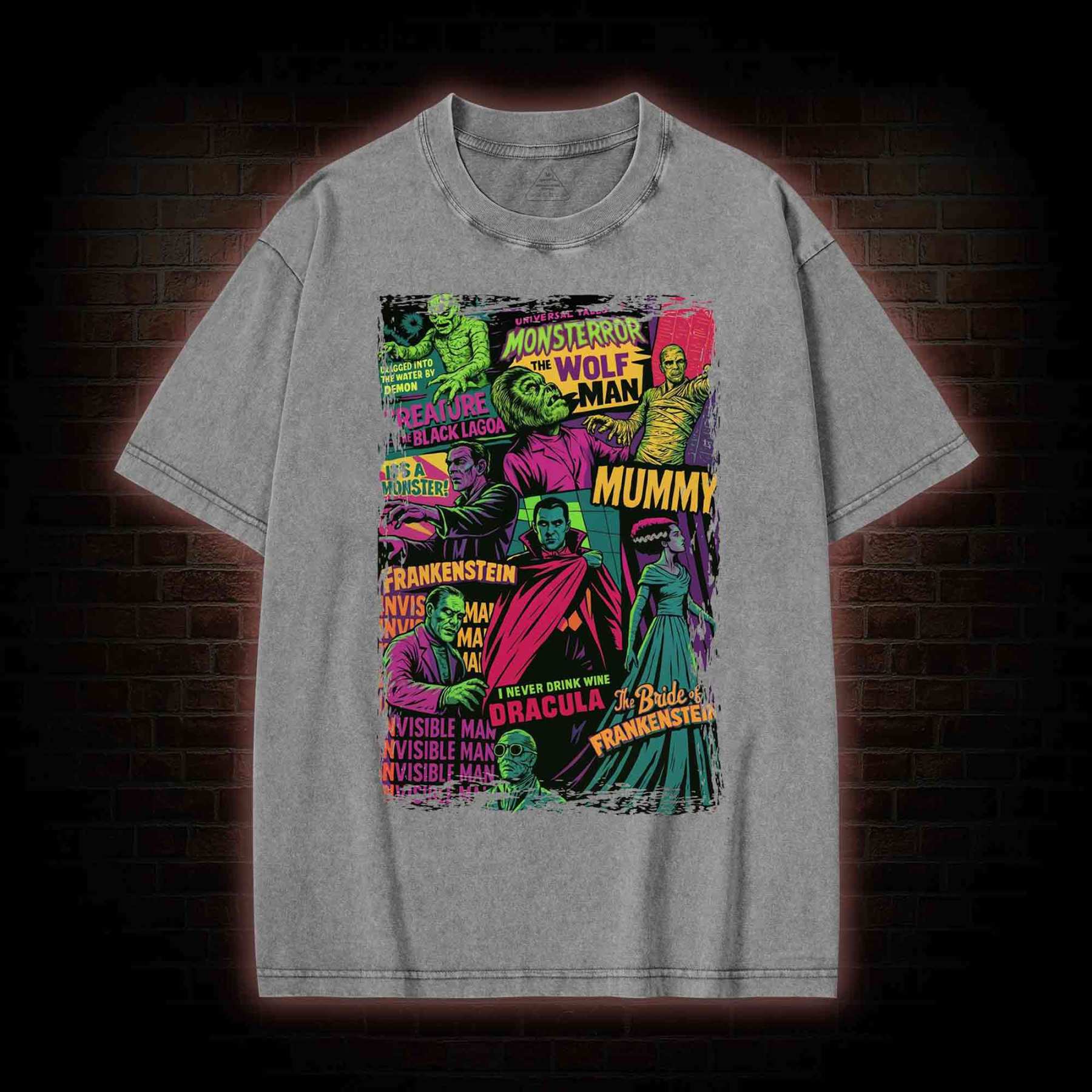 Alfred Hitchcock's Psycho Washed T-shirt