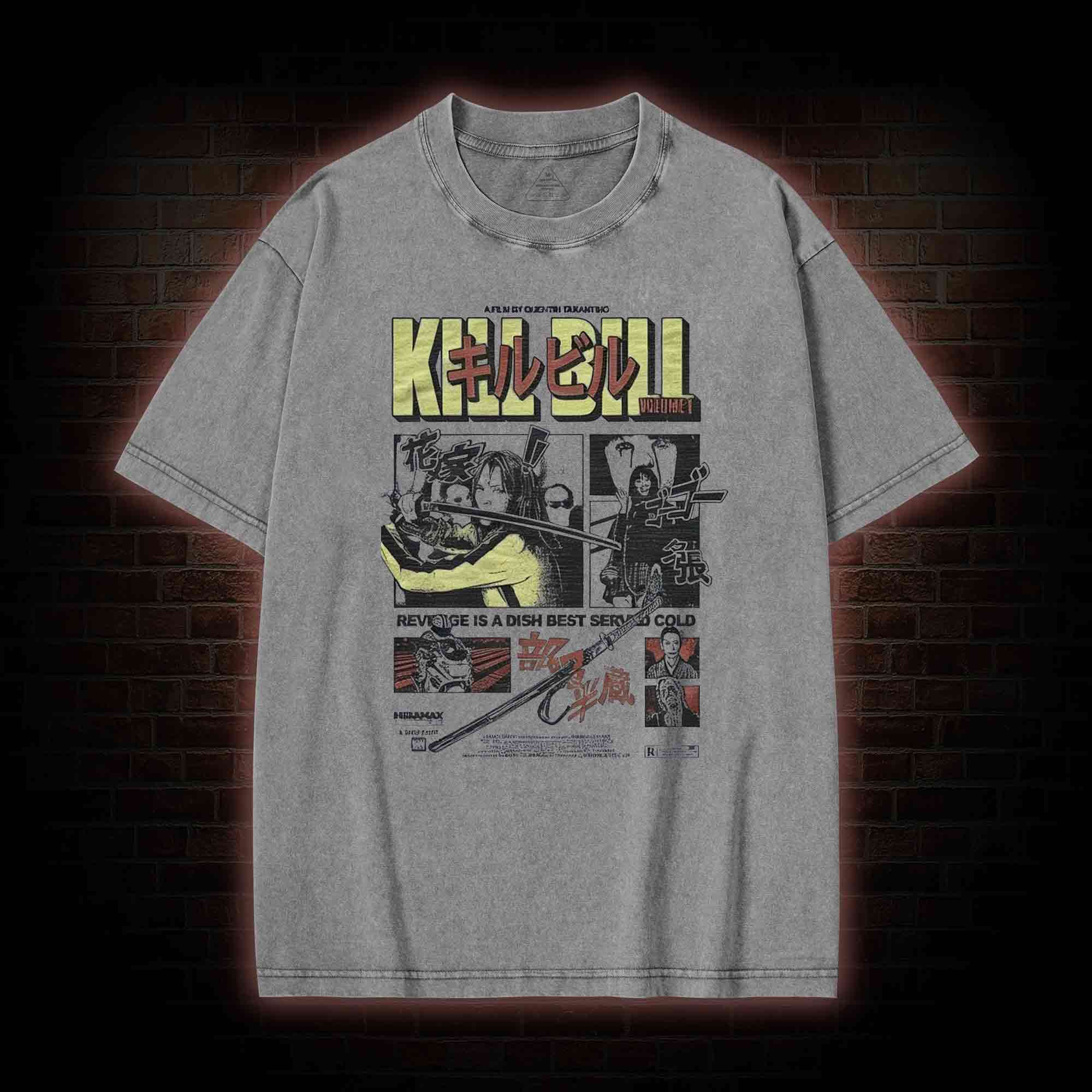 Revenge is a Dish Best Served Cold Washed T-shirt