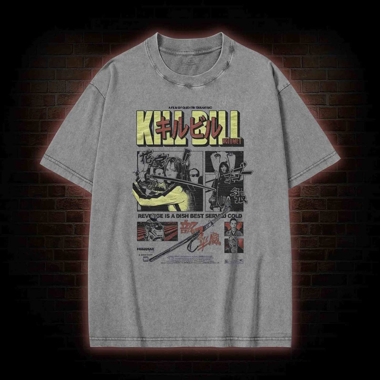 Revenge is a Dish Best Served Cold Washed T-shirt