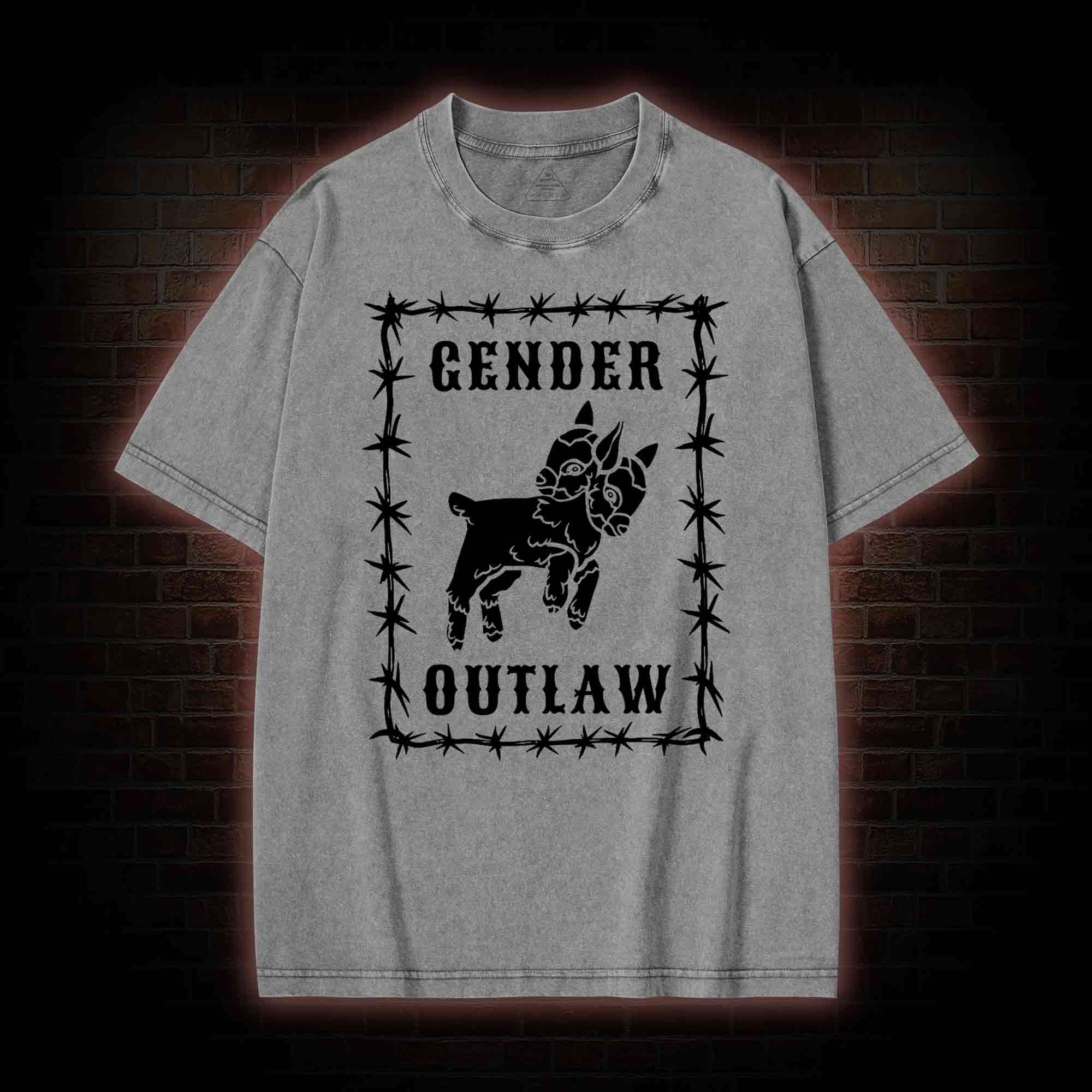 Gender Outlaw Washed T-shirt