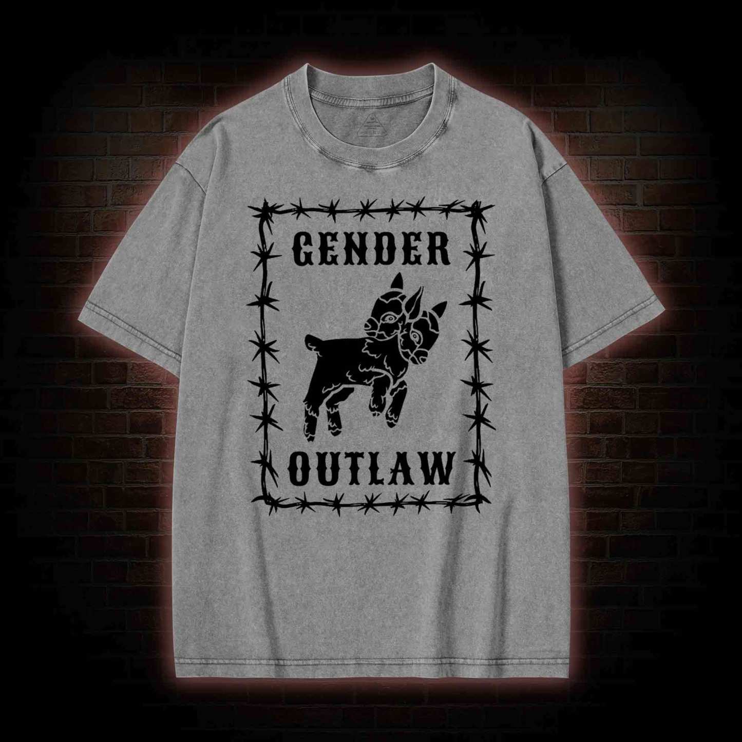 Gender Outlaw Washed T-shirt