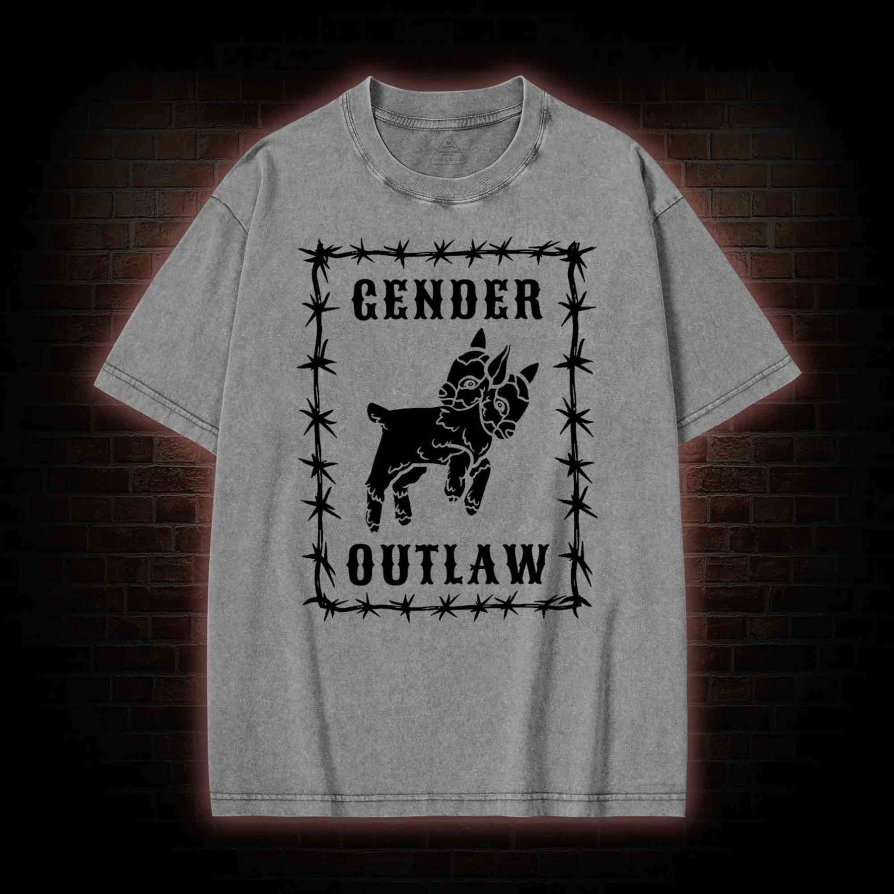 Gender Outlaw Washed T-shirt