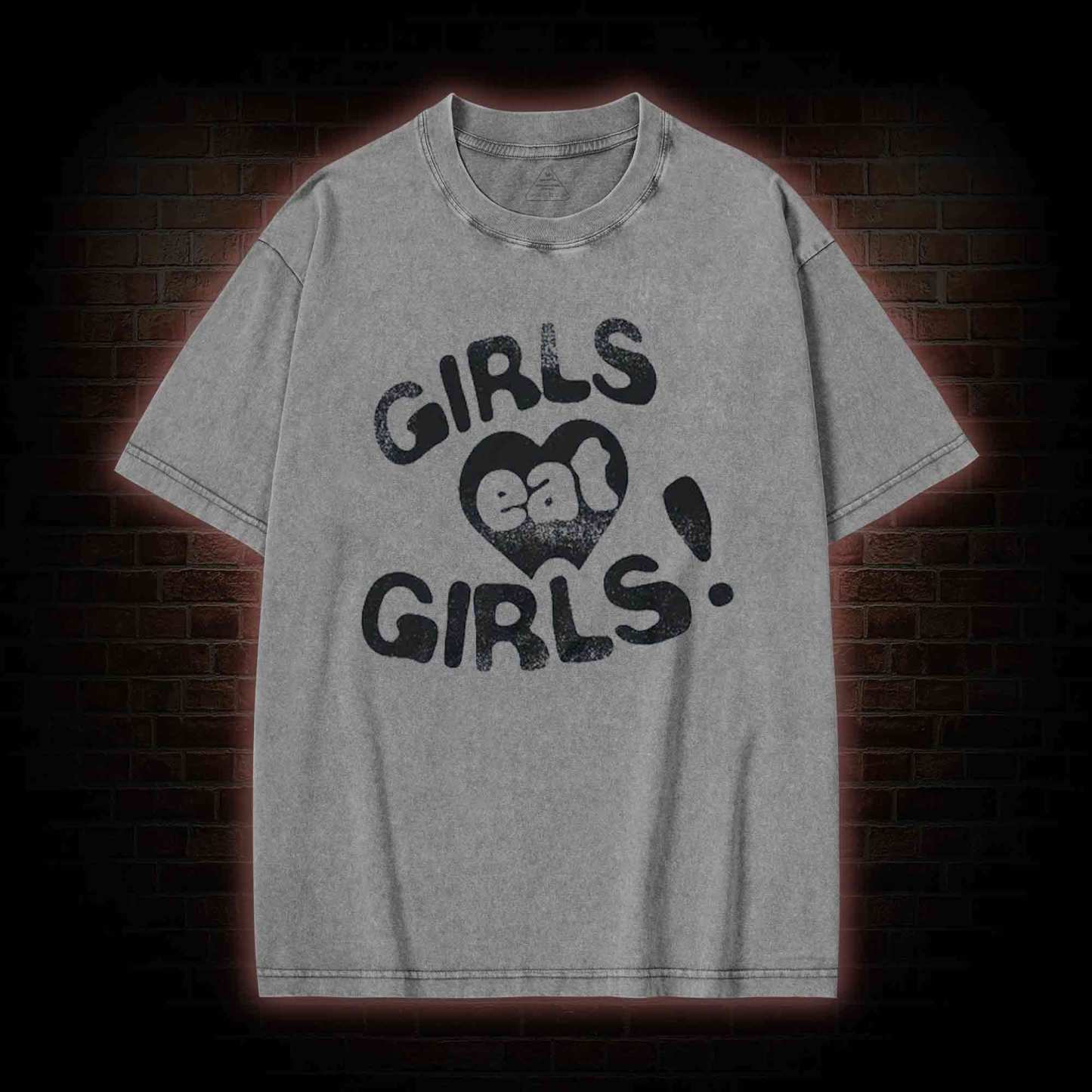 Girls Eat Girls Washed T-shirt