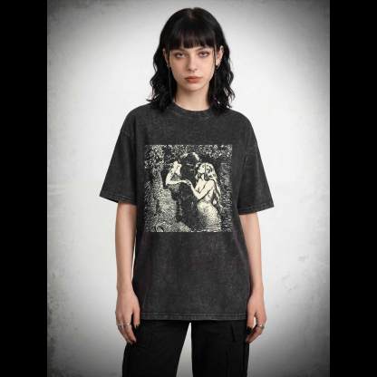 The Nymph and the Dryad Washed T-shirt